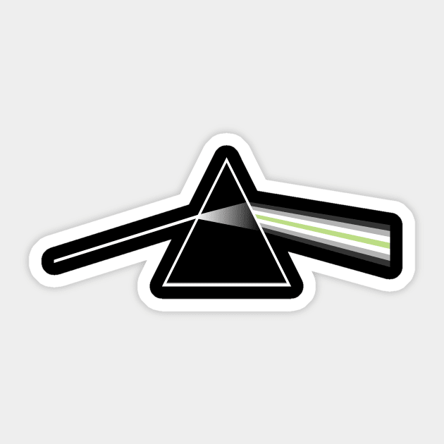 Agender Pride Prism Sticker by Reynard